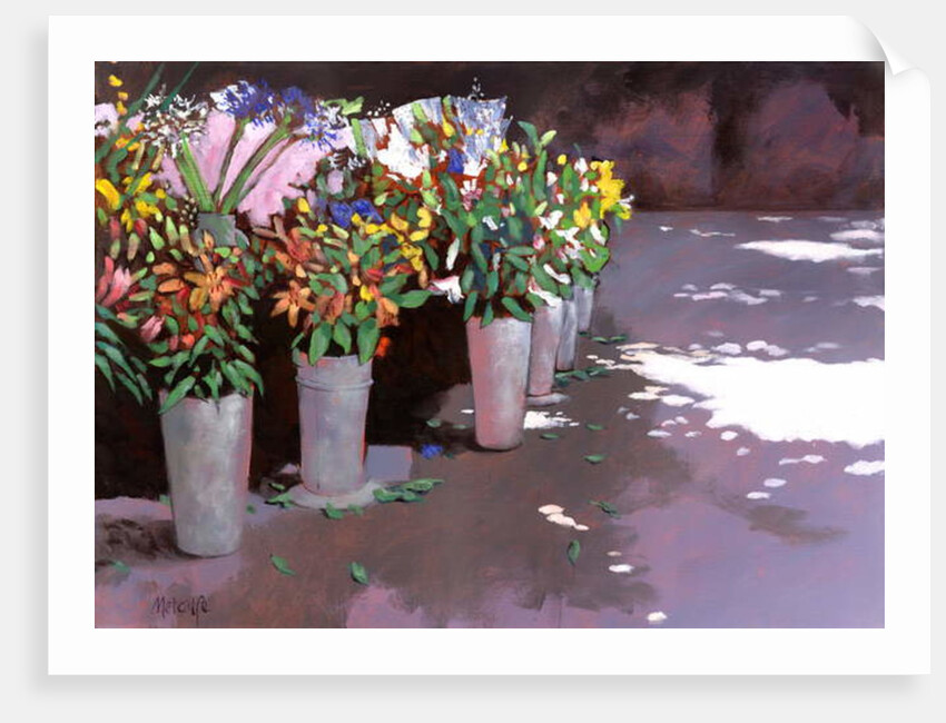 French Flower market, 2007 by Clive Metcalfe