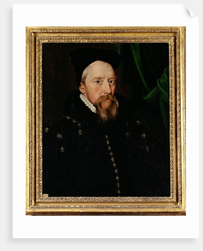 Portrait of William Cecil, 1st Baron Burghley by English School