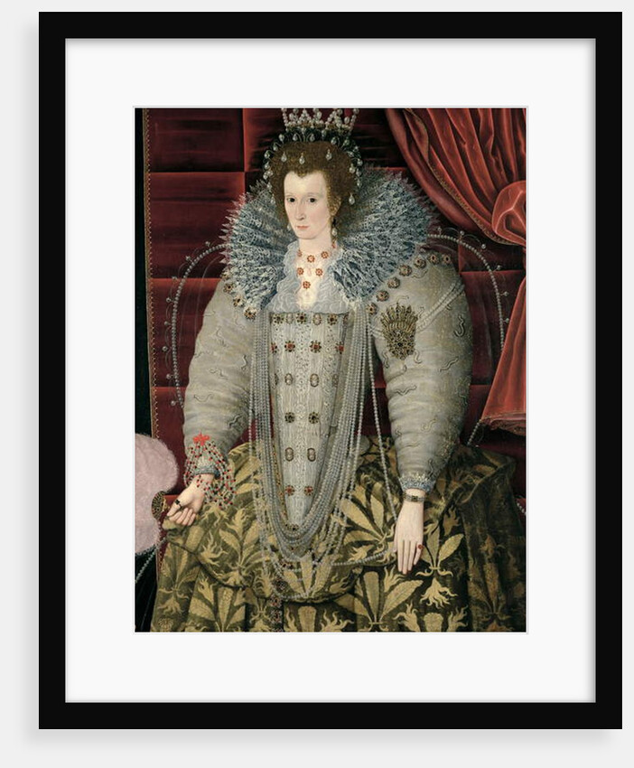 Portrait thought to be of Queen Elizabeth I hanging in the Great Hall by English School