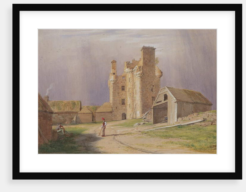 Tillycairn Castle, 1840s by James Giles