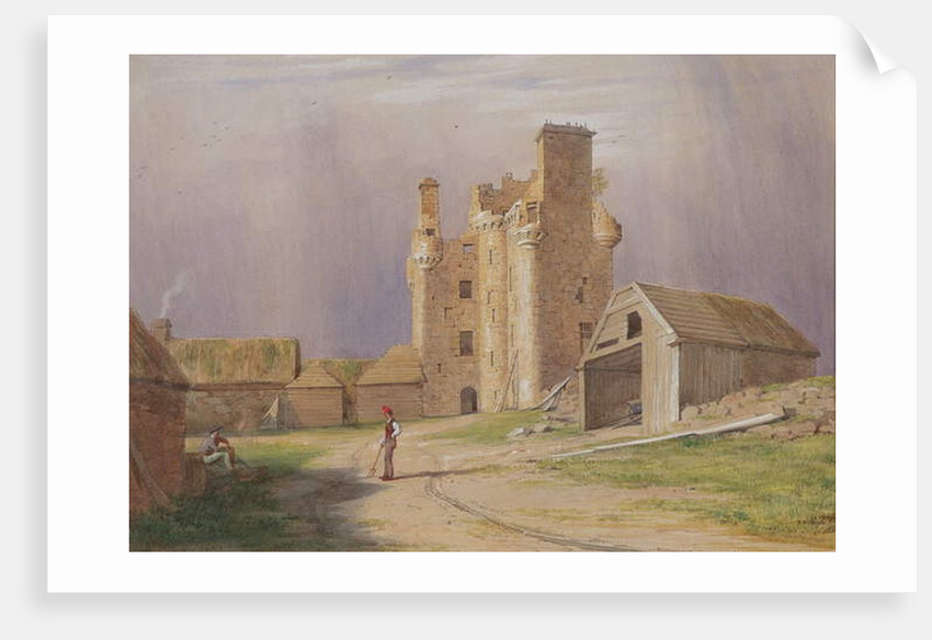 Tillycairn Castle, 1840s by James Giles