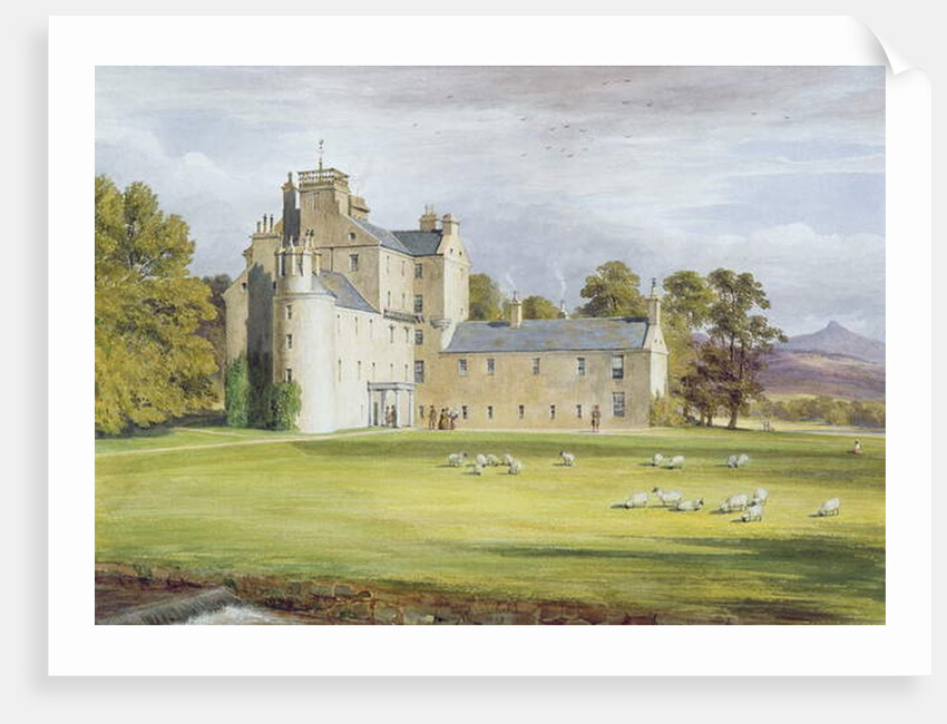 Monymusk House, 1848 by James Giles