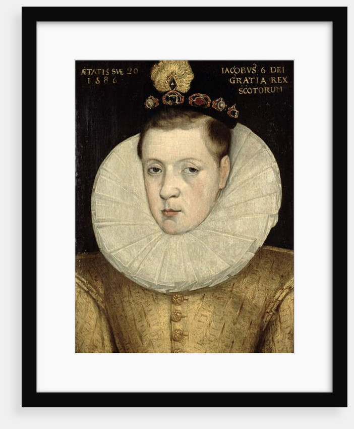 Portrait of James VI of Scotland, later James I of England 1586 by Scottish school
