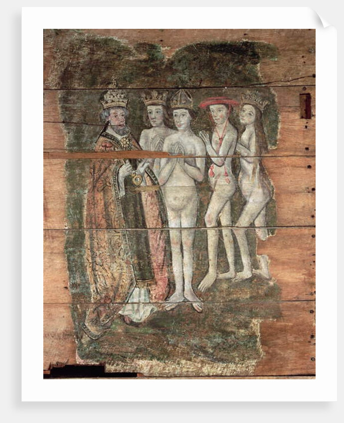 Saint Peter receiving the nobility by English School