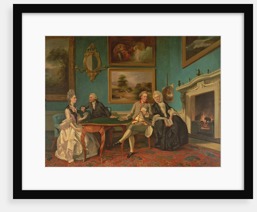 The Dutton Family in the Drawing Room of Sherborne Park, Gloucestershire, c.1774 by Johann Zoffany