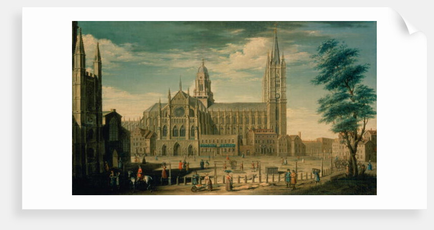 The North Front of Westminster Abbey by William James