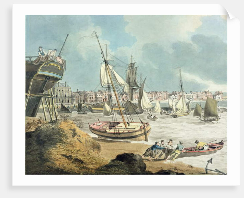 Harbour at Weymouth, Dorset, 1805 by John Thomas Serres
