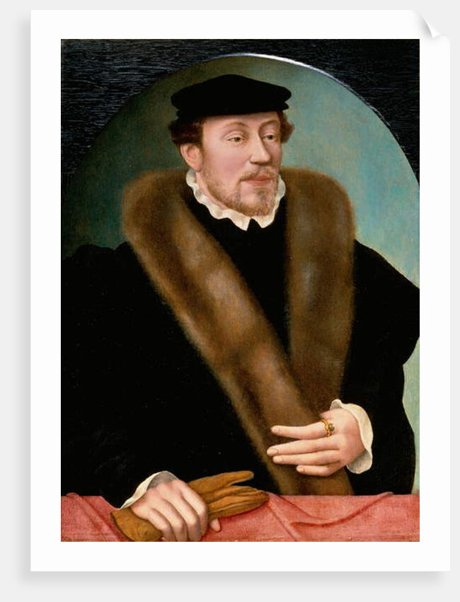 Portrait of a Gentleman in Doublet and Hat by Corneille de Lyon