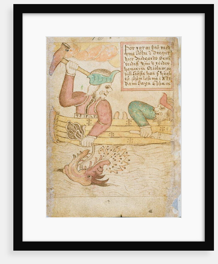 Thor Catching the Midgard Serpent by Icelandic School