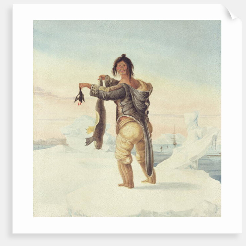 An Esquimaux of the Savage Islands, 1821 by Captain George Francis Lyon