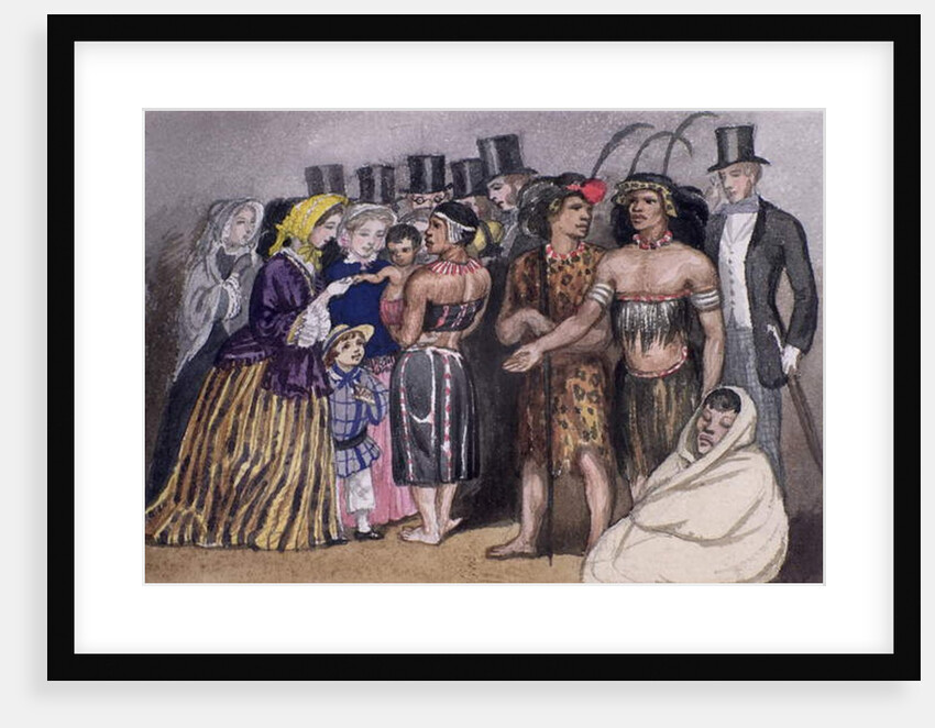 Meeting the Zulus in London, 1853 by Jemima Blackburn