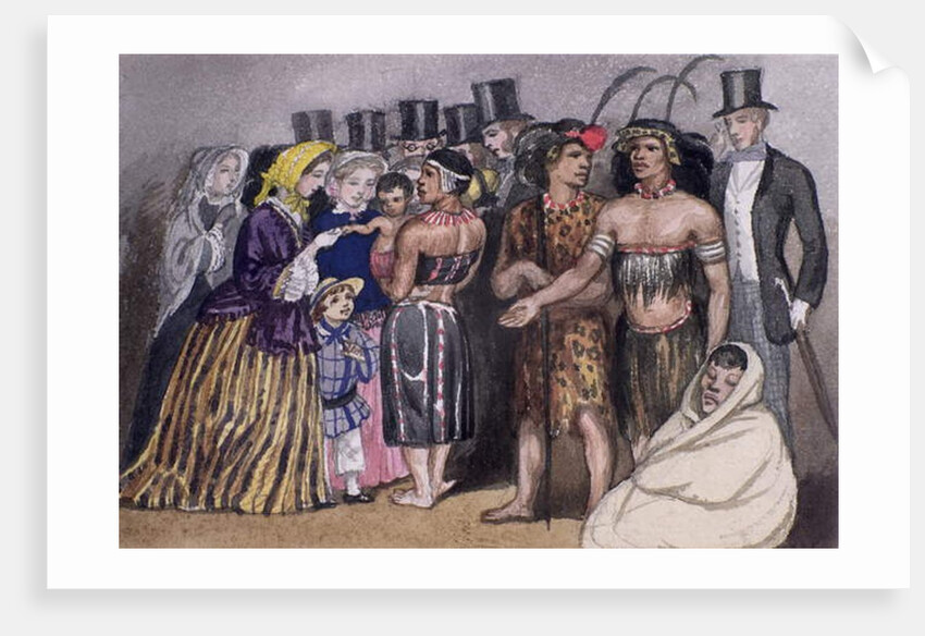 Meeting the Zulus in London, 1853 by Jemima Blackburn