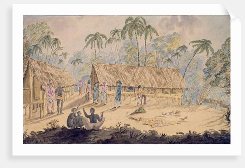 City of Acheen, North West Coast of Sumatra, 1829 by William Alexander Willis