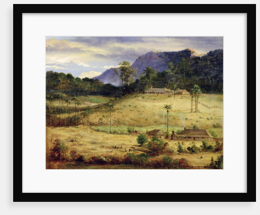 Homesteads, c.1850 by Australasian School