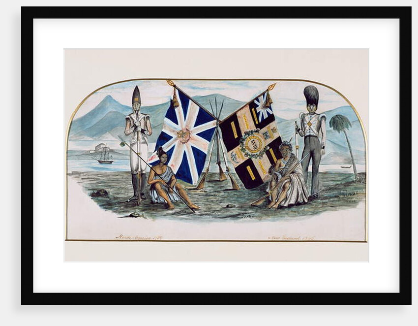 Rutlandshire Regiment, North America 1759, New Zealand 1845, c.1850 by English School