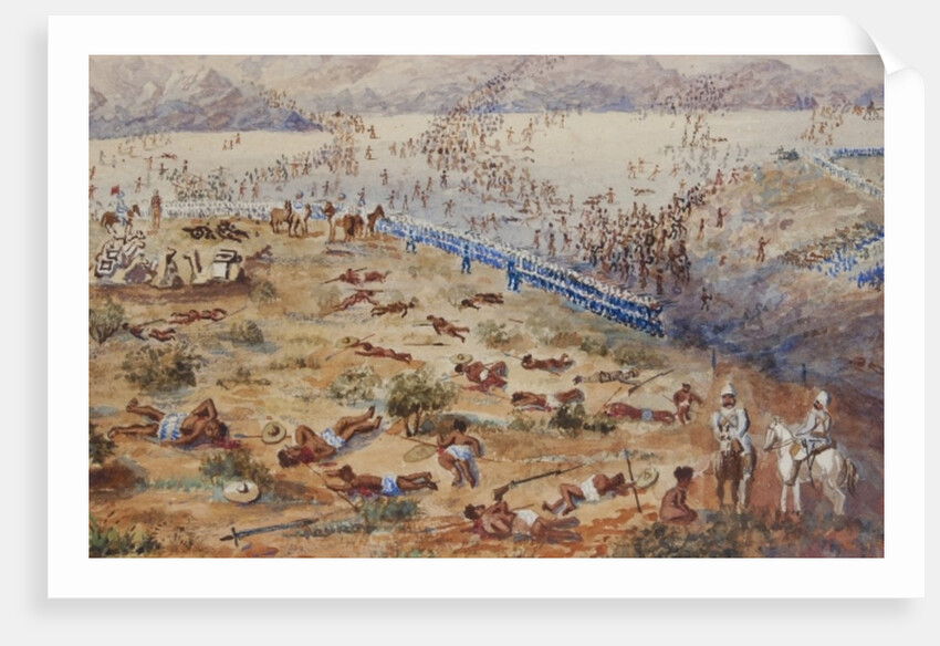 Battle of Tamai, 1884 by English School