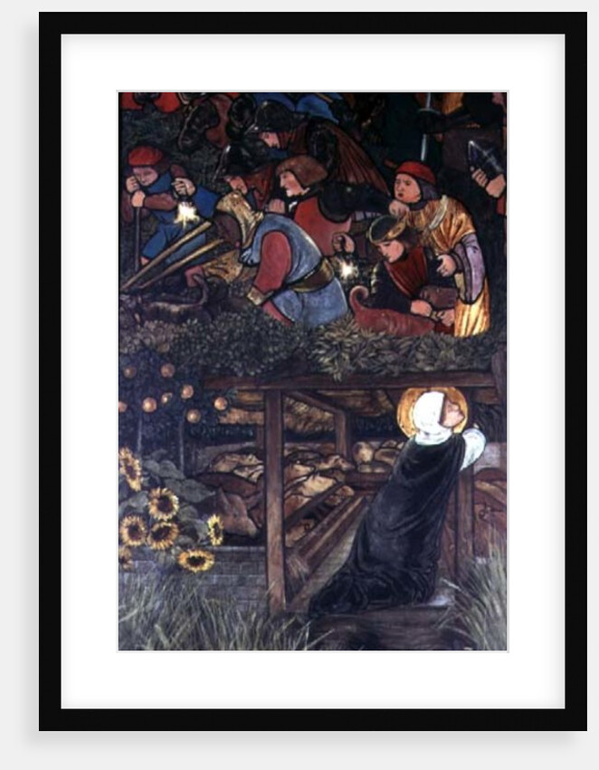 The Legend of St. Frideswide, 1859 by Edward Coley Burne-Jones