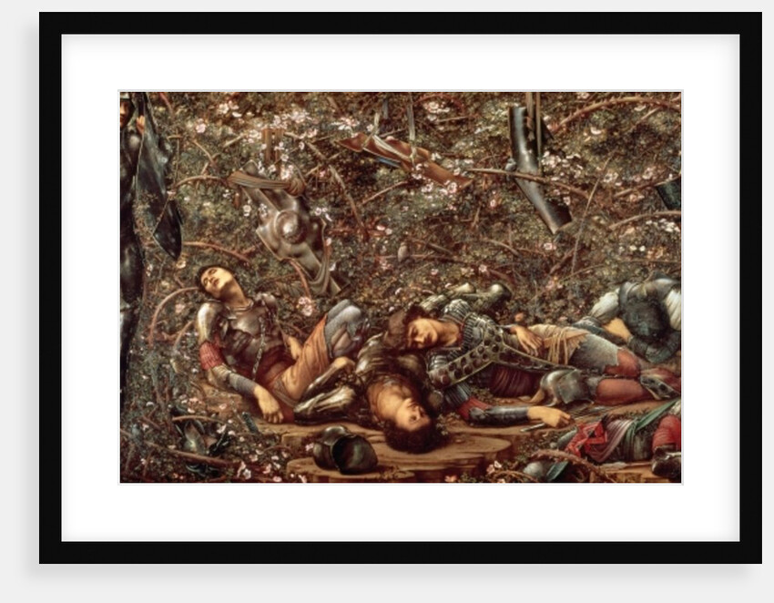 The Prince Enters the Briar Wood by Edward Coley Burne-Jones