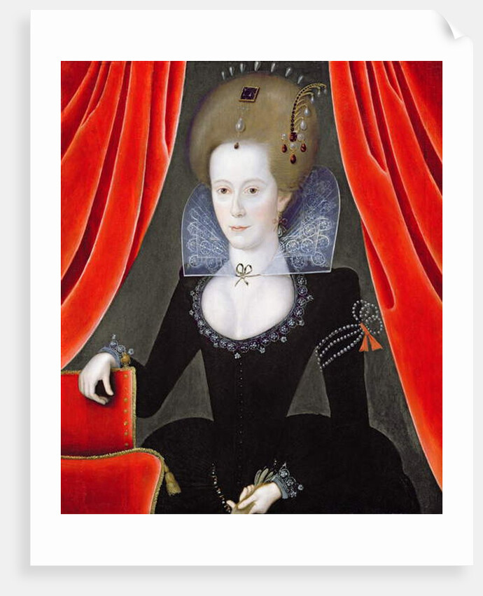 An Unknown Lady, c.1610 by English School