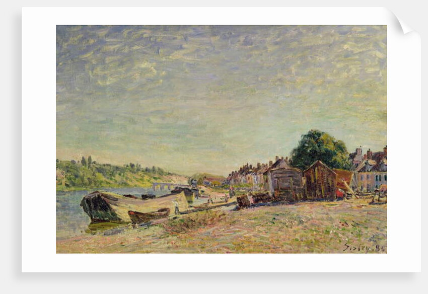 Les bois du Liong a Saint-Mammes, 1885 by Alfred Sisley