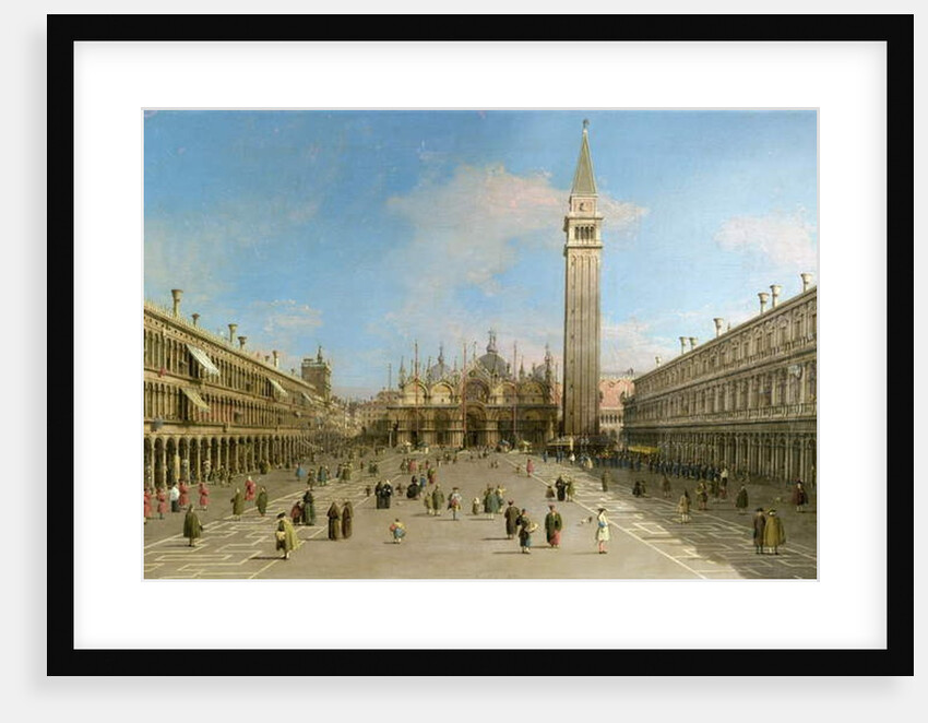 Piazza San Marco looking towards the Basilica di San Marco by Canaletto