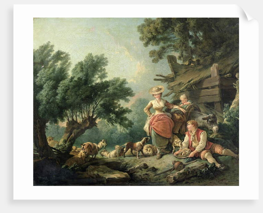 Pastoral Scene by Jean-Baptiste Huet