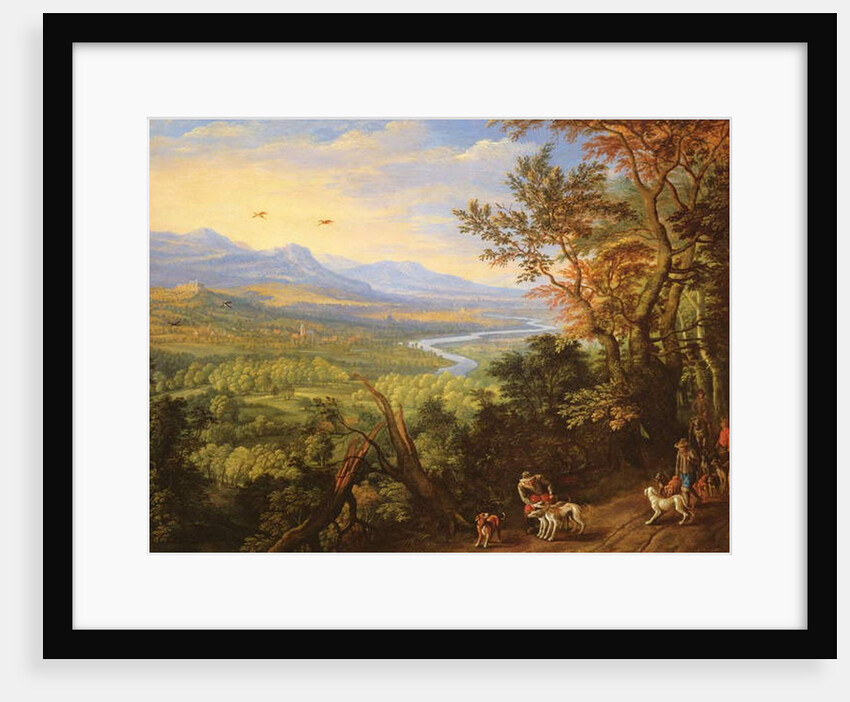 River Landscape, 1680s by Herman the Younger Saftleven