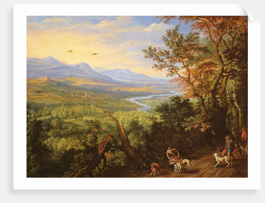 River Landscape, 1680s by Herman the Younger Saftleven