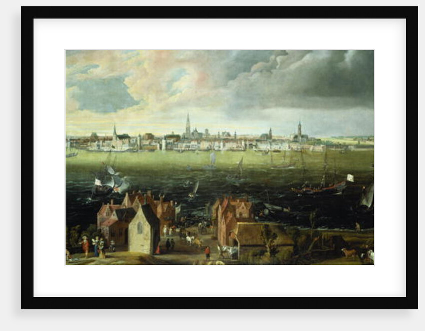View of Antwerp from the River Schelde by Jan Wildens