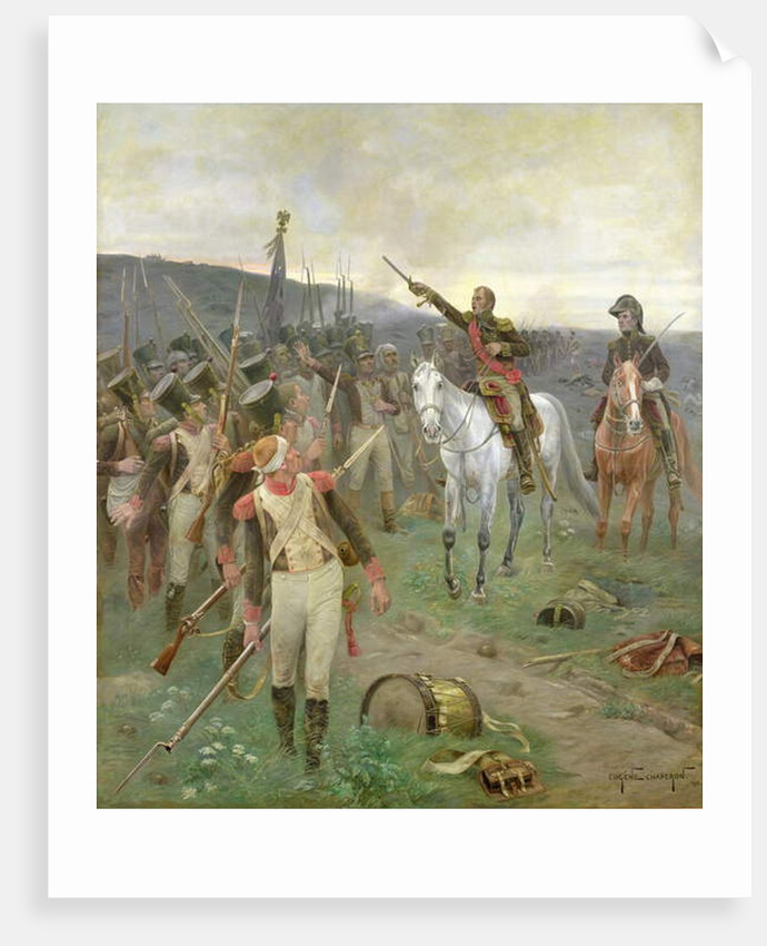 Marshal Ney rallying the troops at Waterloo, 1898 by Eugene Chaperon