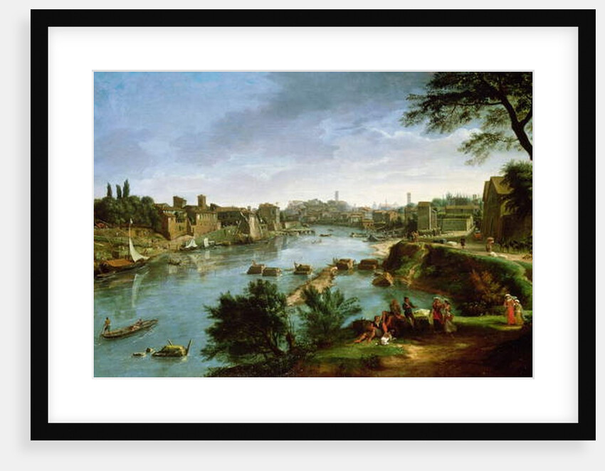 View of the River Tiber in Rome by Gaspar van Wittel