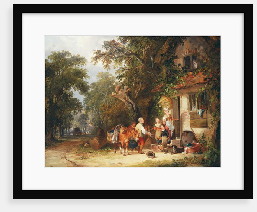 The Rabbit Seller, 1853 by William Snr. Shayer