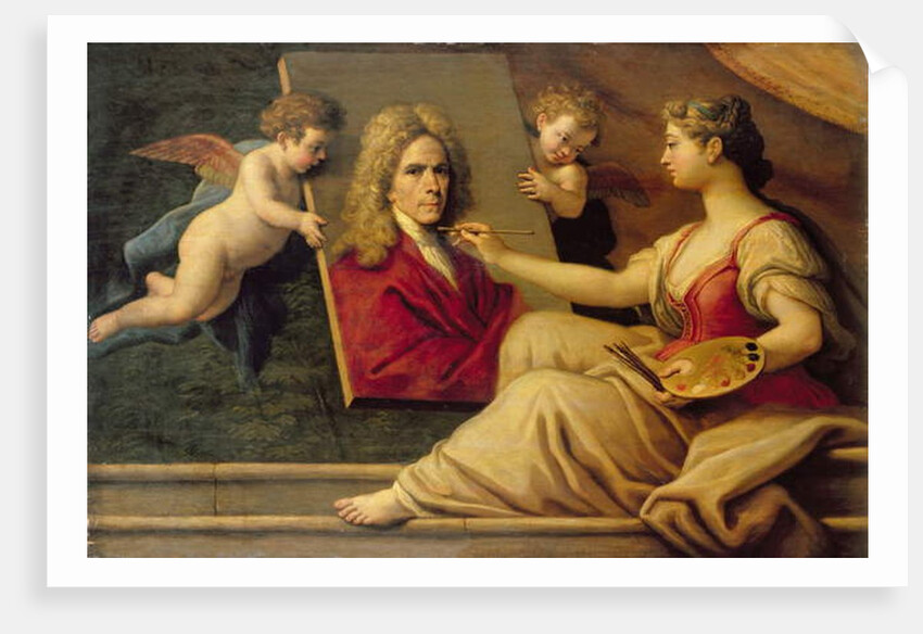 Self Portrait in an Allegory of the Arts by Paolo di Matteis