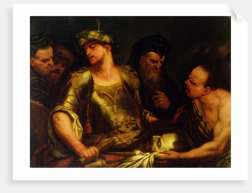 The Executioner Presents the Head of St. John the Baptist to King Herod by Giambattista Langetti