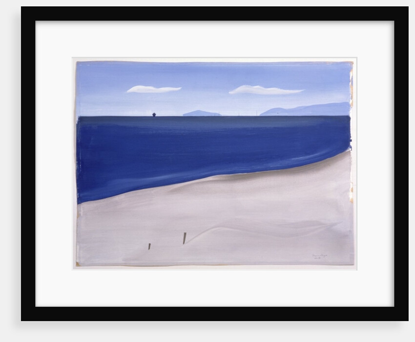 La Plage de Carnon, 1987 by Marie Hugo