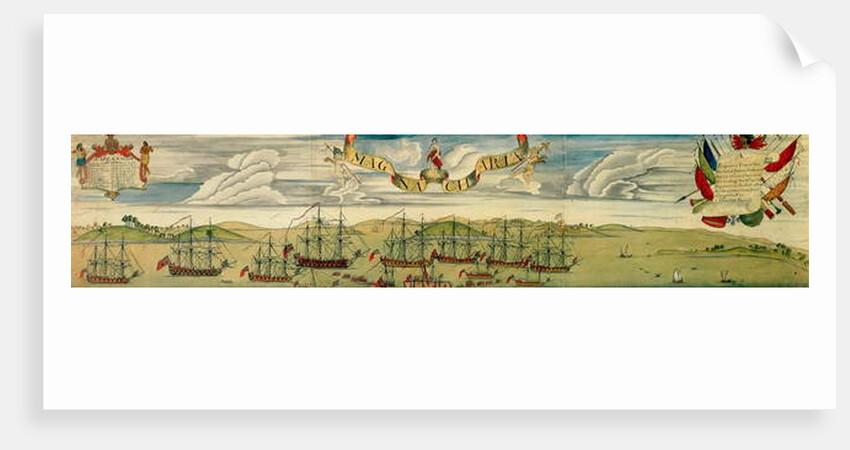 A Perspective View of the Blockade of Boston Harbour, c.1768 by Christian Remick