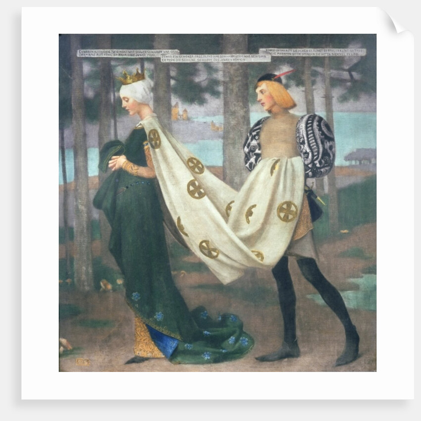 The Queen and the Page, 1896 by Marianne Stokes