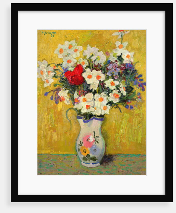 Spring Flowers, 1978 by Alberto Morrocco