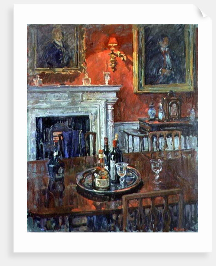 The Red Dining Room by Susan Ryder