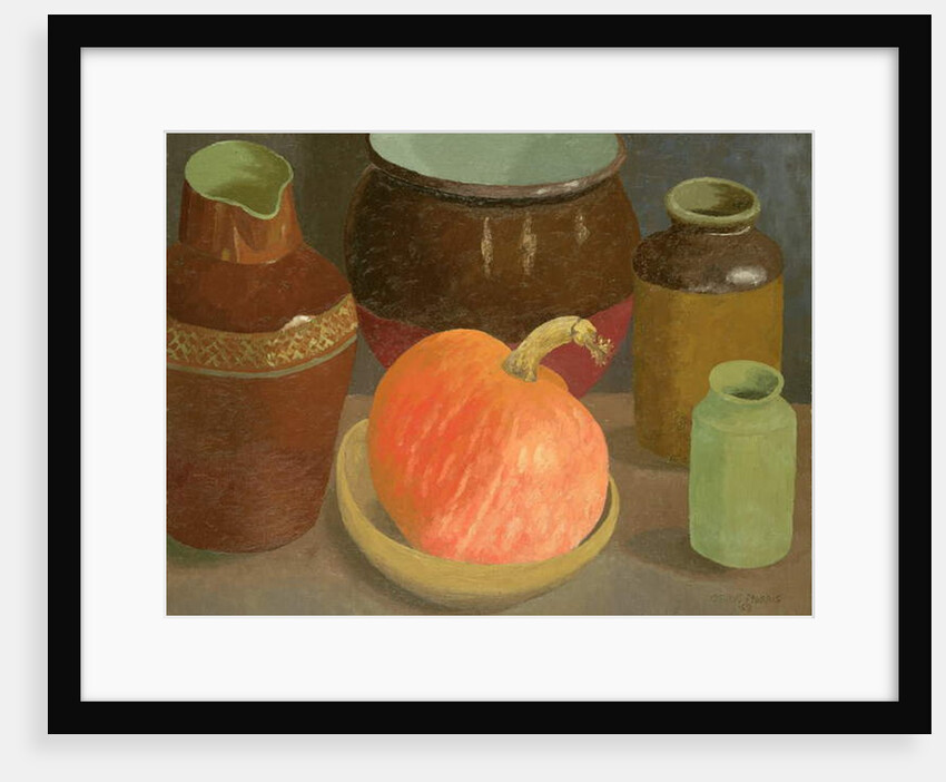 Pumpkin and Pots, 1968 by Cedric Morris
