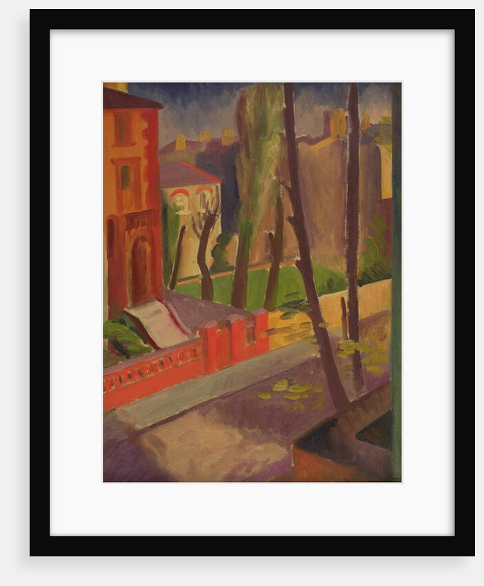 Tree-Lined Street by Bernard Meninsky