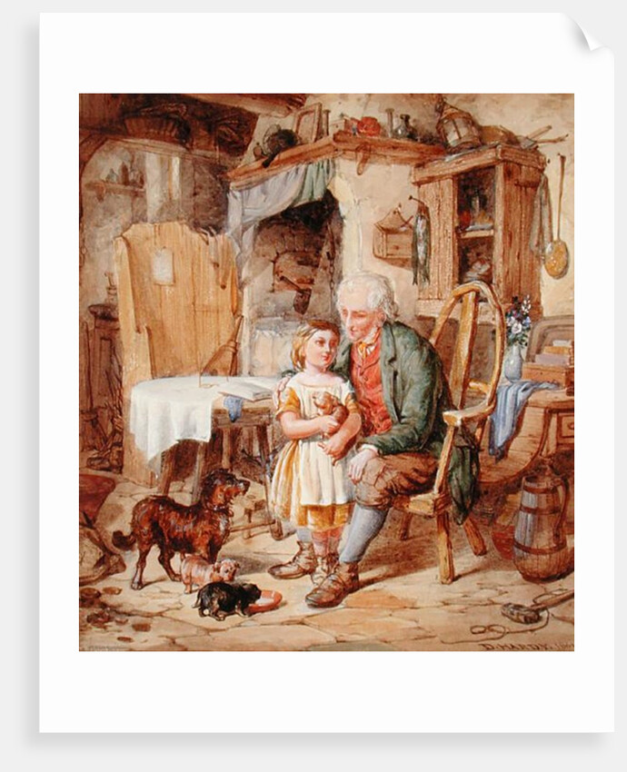 The New Puppies, 1861 by David Hardy