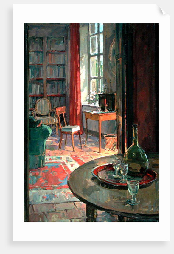 Interior at La Forge, Brittany by Susan Ryder