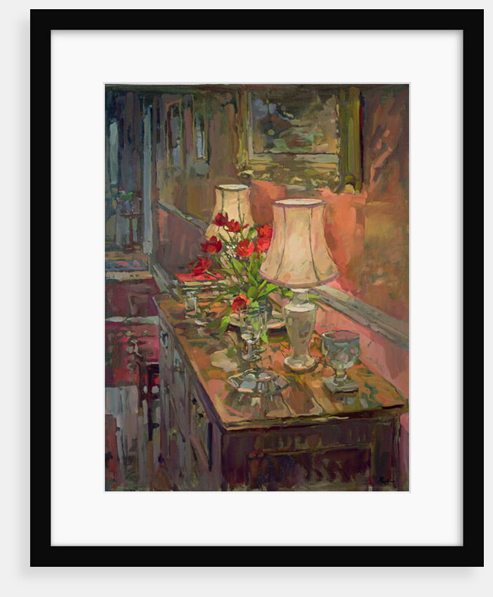 Lamps and Tulips by Susan Ryder