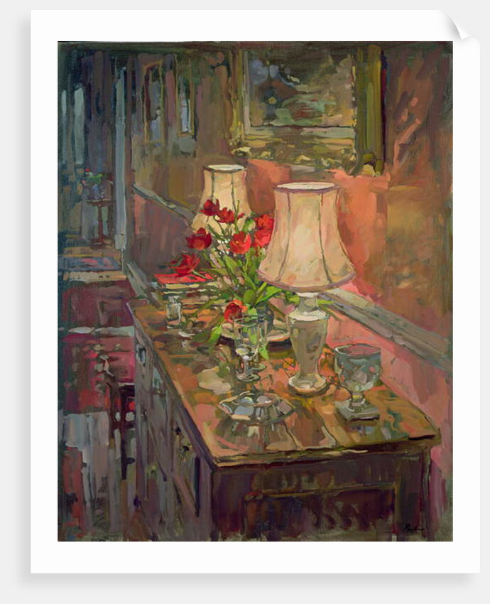Lamps and Tulips by Susan Ryder