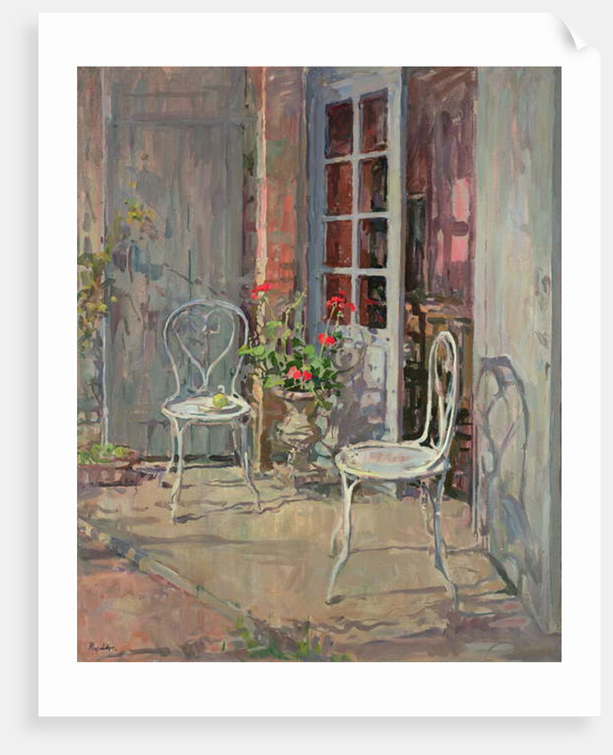 Terrace Chairs, Chateau de Mocques by Susan Ryder