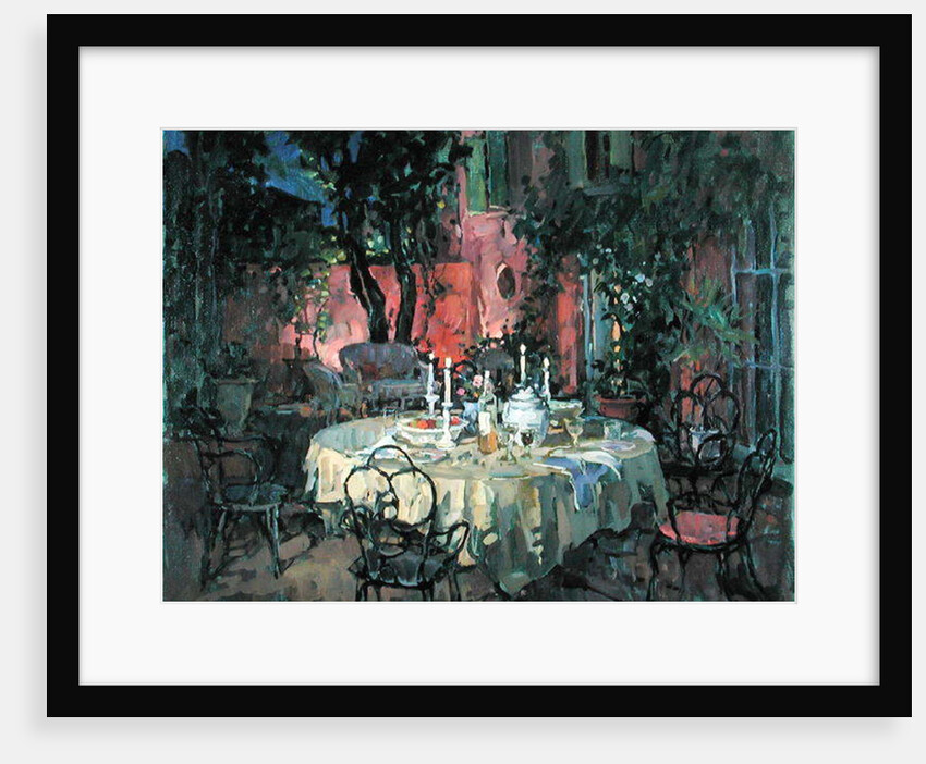 Terrace at Night by Susan Ryder