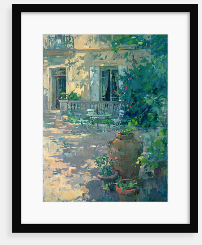 Terrace with Urns by Susan Ryder