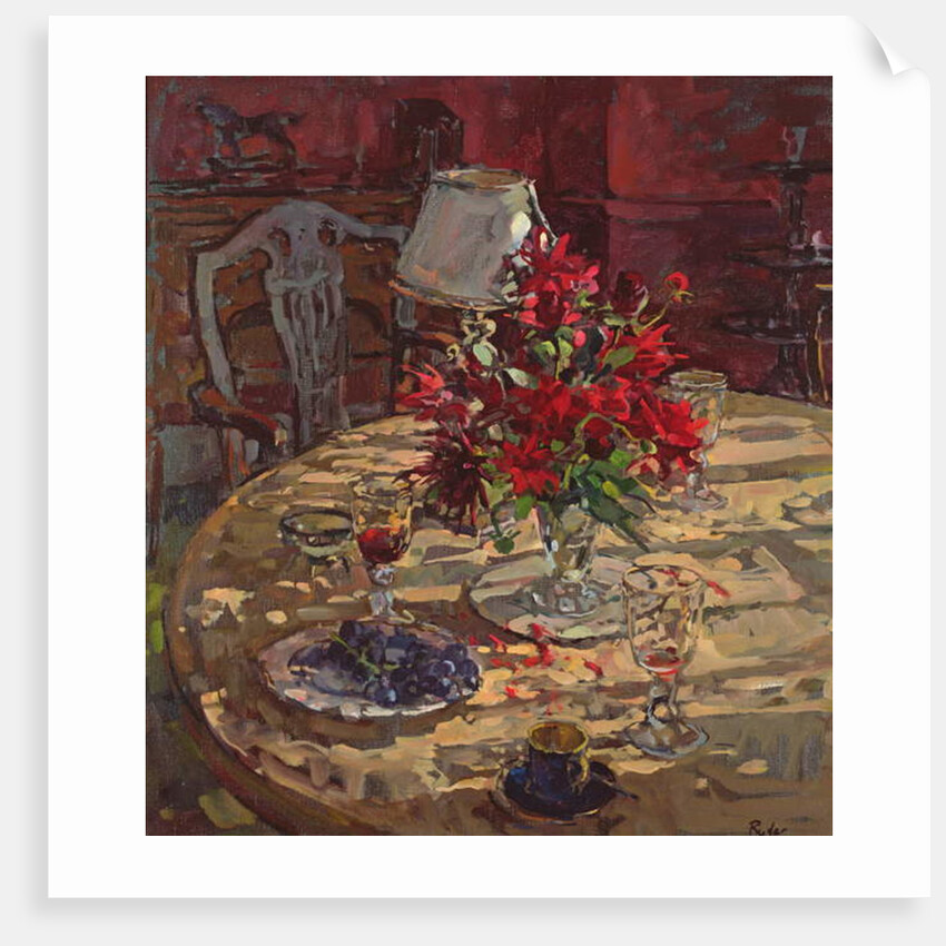 Sunlight & Dahlias by Susan Ryder