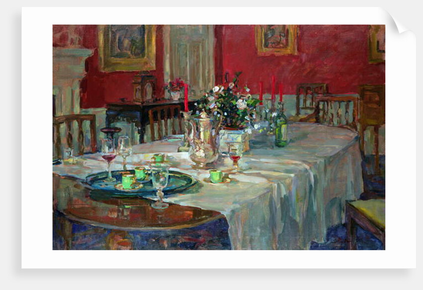 Dining Table with Silver Jug by Susan Ryder